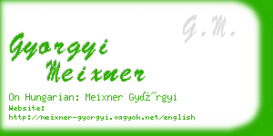 gyorgyi meixner business card